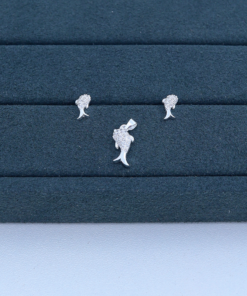 B1-98 CONJUNTO PEIXE CRAVEJADO IMPORTADO 1,8g Lote 17