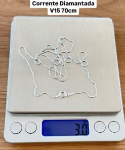 L4-17 CORRENTE DIAMANTADA V15 70CM  LOTE 3