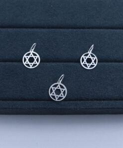 F1-72 Pingente Estrela de Davi 0,3g Lote 20