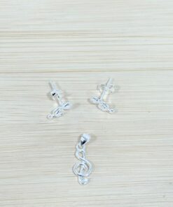 Alternative view of C3-75 Conjunto Nota Musical Importado  1,2g Lote 17