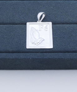 M4-61 Pingente Masculino Fé TAM: 3.2cm 2.7g Lote 2