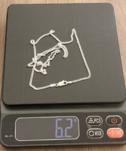 L2-50 Corrente Miami Curb “ Cubana” 2mm 50cm F060 Lote 4