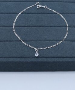 H1-64 Tornozeleira Gota Cristal 1.36g Lote 16