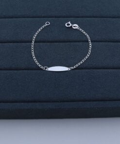 H2-30 Pulseira Baby Plaquinha 1.0g Lote 16