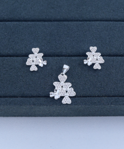 B1-94 CONJUNTO TREVO CRAVEJADO IMPORTADO 3,7g Lote 17