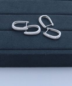 E3-8 Argola Cravejada Importada  2.9g Lote 18