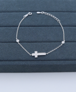 I1-143 Pulseira Cravejada Importada Peso aproximado: 2.2g Lote 17