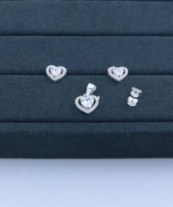 B1-17 Conjunto Coração Importado  3.5g Lote 17