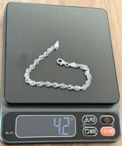 L2-47 Pulseira Rabo de Porco F060 4.2g  Lote 4