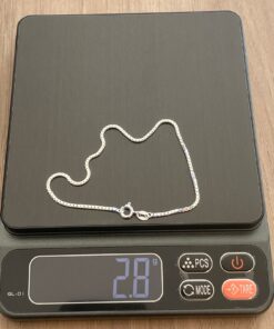 L2-5 Pulseira V28 Veneziana Diamantada 21cm   2.8g  Lote 3