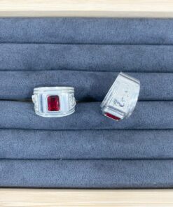 Q2-27 ANEL PEDRA VERMELHA  7,7G, LOTE 10