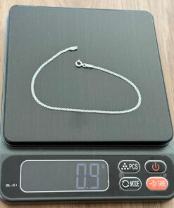 L1-44 Pulseira Bismak/Esteira N F030 18,5cm 0,90g  Lote 7