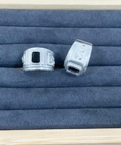 Q2-26 ANEL PEDRA PRETA MASCULINO ESPECIAL  7,7G LOTE 8