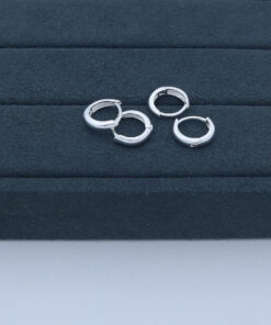 E1-27 ARGOLA CLICK  FORMA TRIO TAMANHO M  1,38g Lote 21