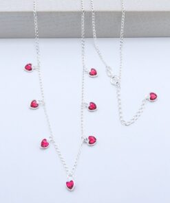 C4-54 Chocker Coração Pink 3.50g Lote 16