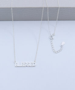 B2-68 Colar Cravejado Importado Prata 925 Peso Aproximado 2,1g Lote 17