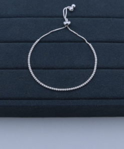 I1-144 Pulseira Riviera 1,5mm Importada Peso aproximado: 3g Lote 17