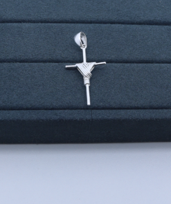 M1-11 Pingente Masculino Crucifixo TAM 4.2cm 2.1g Lote 2