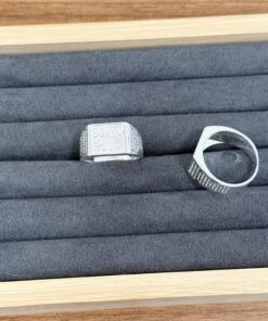 Q2-16 Anel Salmo 23 Masculino  7,9g lote 8