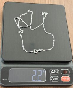 L5-60 Corrente Grumet Piastrine 45cm 2.2g Lote 6 F35