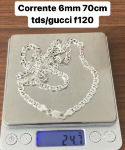 L5-2 CORRENTE TDS/ GUCCI 6MM 70CM F120  LOTE 1
