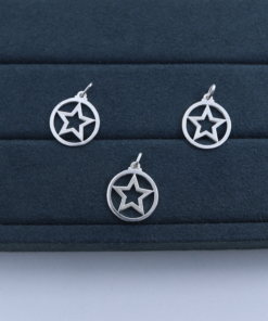 F2-46 Pingente Estrela Davi  1.2g Lote 20