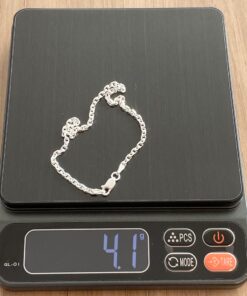 L4-36 Pulseira Cartier/Cadeado 3mm C F080   4,10g  Lote 3