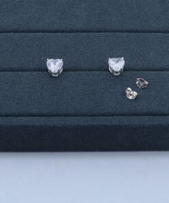 J1-102 Brinco Coração Cristal 2.50g Lote 19