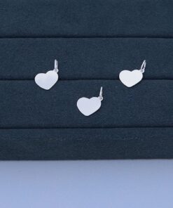 F1-19 Pingente Coração Liso  0.5g Lote 19