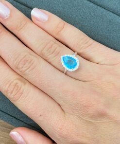 R3-11 Anel Gota Crav. 1.76g Lote 19