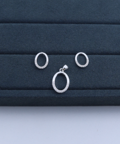 B1-55  CONJUNTO CRAVEJADO IMPORTADO 2,35g Lote 17