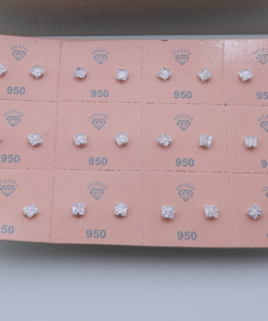 A1-17 BRINCO QUADRADO 4MM MÍN. 6 UNID.