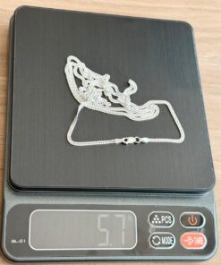 L2-1 Corrente Grumet Duplo 2mm 70cm A F040 Lote 5