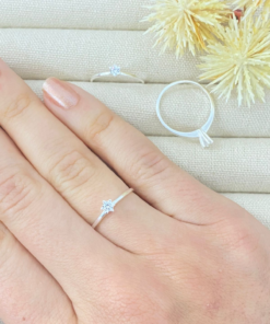 P1-2 Anel Solitário 3mm ANI007 0.9g Lote 19