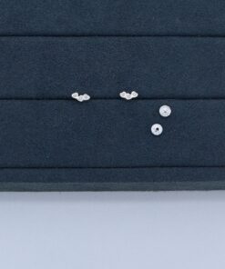 J3-31 Brinco Baby Cristal 3 Corações