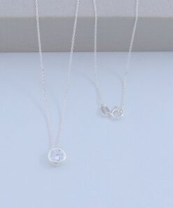 C1-71 Colar Ponto de Luz Redondo Peso Aproximado 1.4g Lote 17