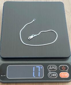 L1-49 Pulseira Cordão Baiano 18,5cm F030 1.7g  Lote 5