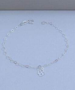 H4-44 Pulseira Feminina  Peso Aproximado 1.2g Lote16