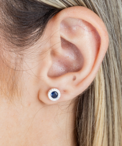 Alternative view of B2-43 CONJUNTO REDONDO CRAVEJADO IMPORTADO Sem Corrente  2,4g Lote 17