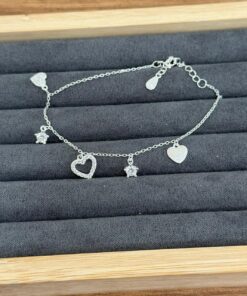 Alternative view of I2-5 Pulseira Cravejada Importada Peso aproximado: 2.3g Lote 17