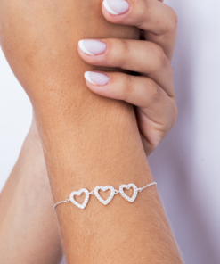 I2-2 Pulseira Cravejada Importada Peso aproximado: 2.6g Lote 17