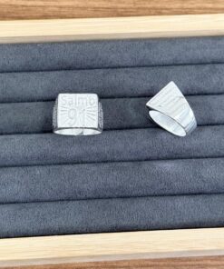 Q2-18 Anel Salmo 91 Masculino  7.7g Lote 8