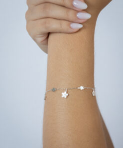 I1-125 Pulseira Cravejada importada Peso aproximado: 2.2g Lote 17