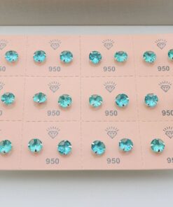 K1-20 Brinco Redondo Azul Tif. 7mm