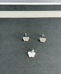 B6-30 Conjunto Borboleta Cravejado Importado  3,2g Lote 17