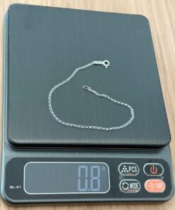 L1-12 Pulseira Elo Português  N F022   0,80g  Lote 5