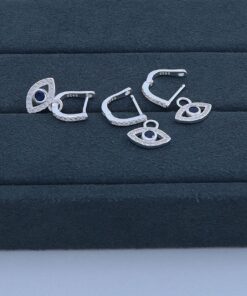 E1-1 Argola Importada Olho Grego  2.37g Lote 18