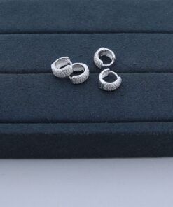 E2-31 Argola Cravejada 10mm 1.83g Lote 18