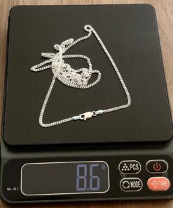 L2-49 Corrente Miami Curb “ Cubana” 2mm 70cm F060 Lote 4