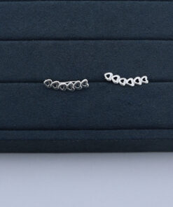 J1-70 EAR CUFF CORAÇÃO PESO APROXIMADO 1,4g L20